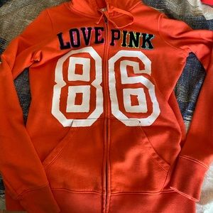 VS pink zip up